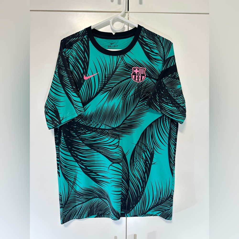 Nike FC Barcelona 2020-2021 Pre Match Training Football Jersey CK9714-397 Size L